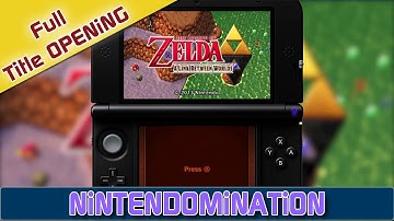 Zelda: A Link Between Worlds - Full Title Opening in perfect Q