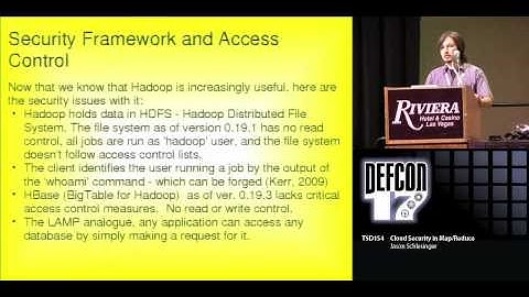 DEFCON 17: Cloud Security in Map/Reduce