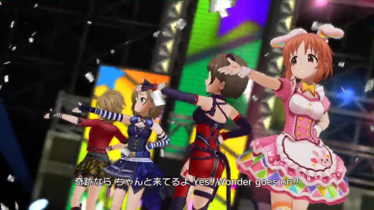 デレステmv Wonder Goes On Asterisk Withなつなな 前川みく 多田李衣菜 安部菜々 木村夏樹 Youtube