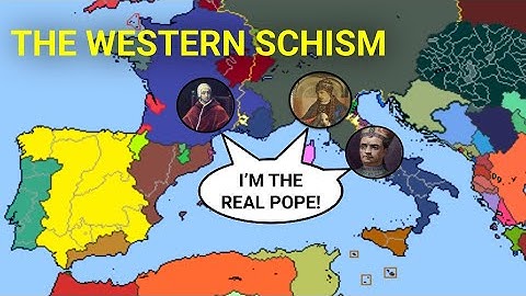 Why were There Three Popes at the Same Time?