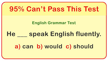 English Grammar Test 🌟 Only 5% Can Pass This Grammar Test