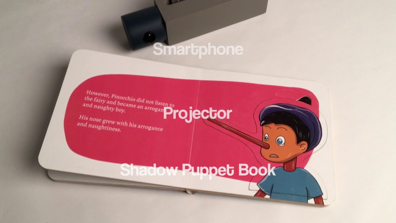 Shadow Puppet Book AR Storybook with moving shadows YouTube