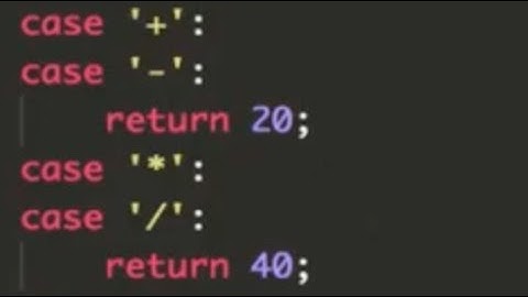 LLVM Tutorial #5: Operator Precedence Parsing
