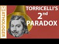 Torricelli&#39;s 2nd paradox and its 14th century genius monk resolution