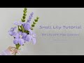 Lily flower craft tutorial how to make small lily with pipe cleaners flower making guide