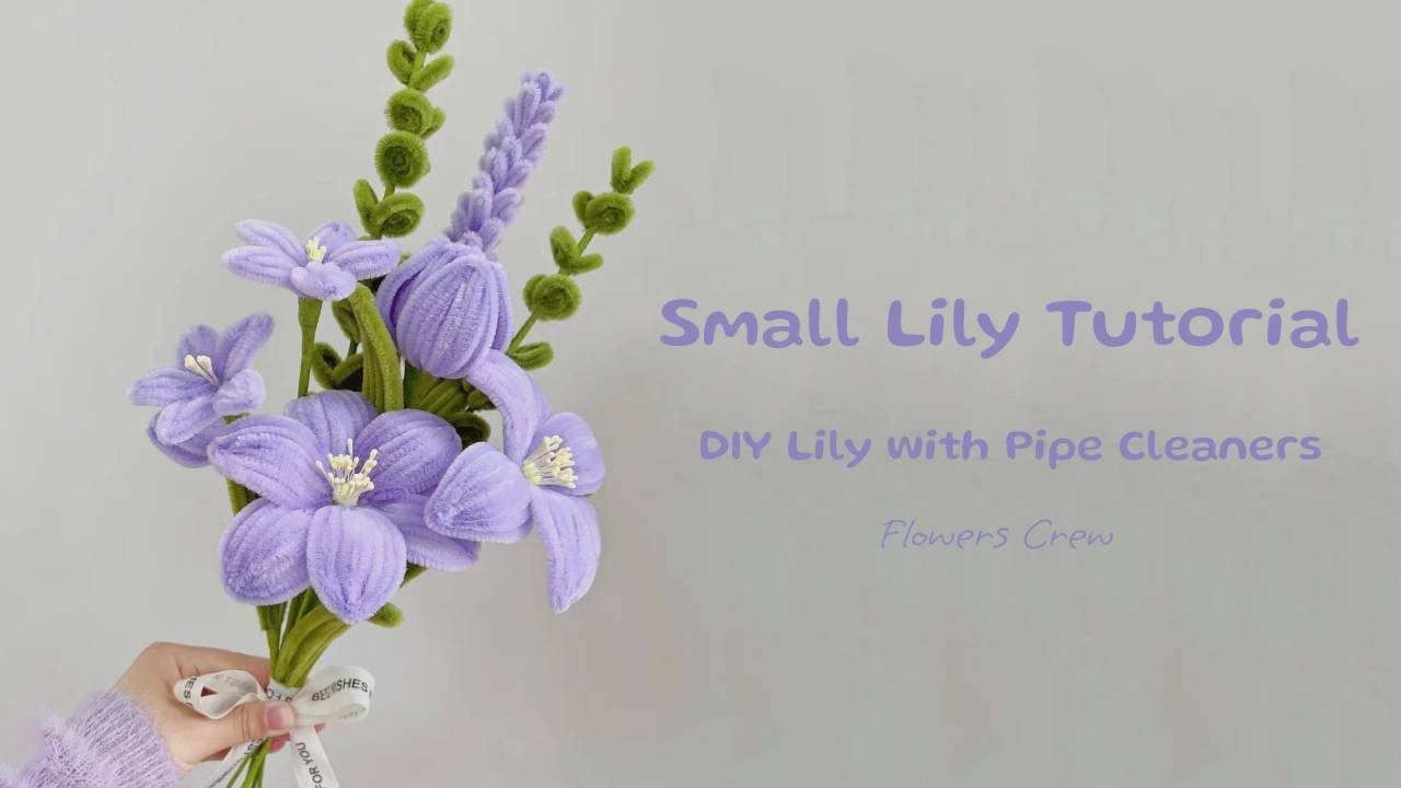 Pipe Cleaners DIY Kit - Lily Flower