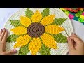 GIRASOL TAPESTRY TEJIDO EN PUNTOS ALTOS  A CROCHET PASO A PASO