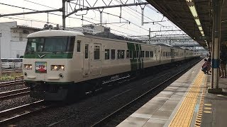 【最初で最後かもしれない】185系新特急なすの号上野行き 蕨駅通過