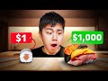 $1 v $1,000 Sushi