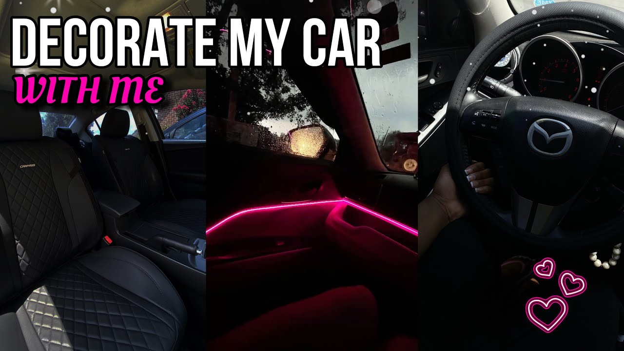 DECORATE MY CAR WITH ME | amazon car finds, organizing, & must have car necessities