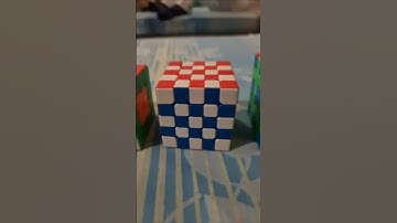 Various patterns from 1x1 - 8x8 Rubik