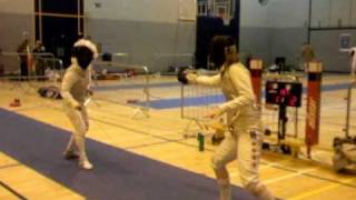 Irish Open 2009 Womens Foil Final Anna Smith Vs Linda Schultz Part 1 Of 3