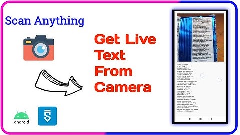 How To make your own OCR App To get live Text From Camera, Scan Any text App tutorial sketchware pro