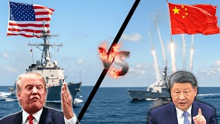 US vs CHINA | Arleigh Burke vs Type 052D | If Warships Collide Near Taiwan, Who Really Wins?