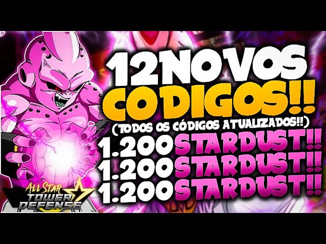 LANÇOU! 12 NOVOS *EXCLUSIVOS* CODES SECRETOS no ALL STAR TOWER