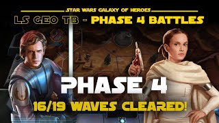 Phase 4 Special  + Combat Missions = Let's clear what we can! - LS Geo TB | SWGOH Tb Geo Light Side Mission Special Test