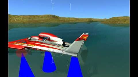 Torque 3D - Faked buoyancy physics using pre-determined points