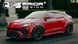 AGGRESSIVE Rosso Mars WIDEBODY Lamborghini Urus with a CRAZY stance on FORGIATO wheels!