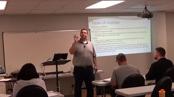 NC License Law and Rules Review Part 1