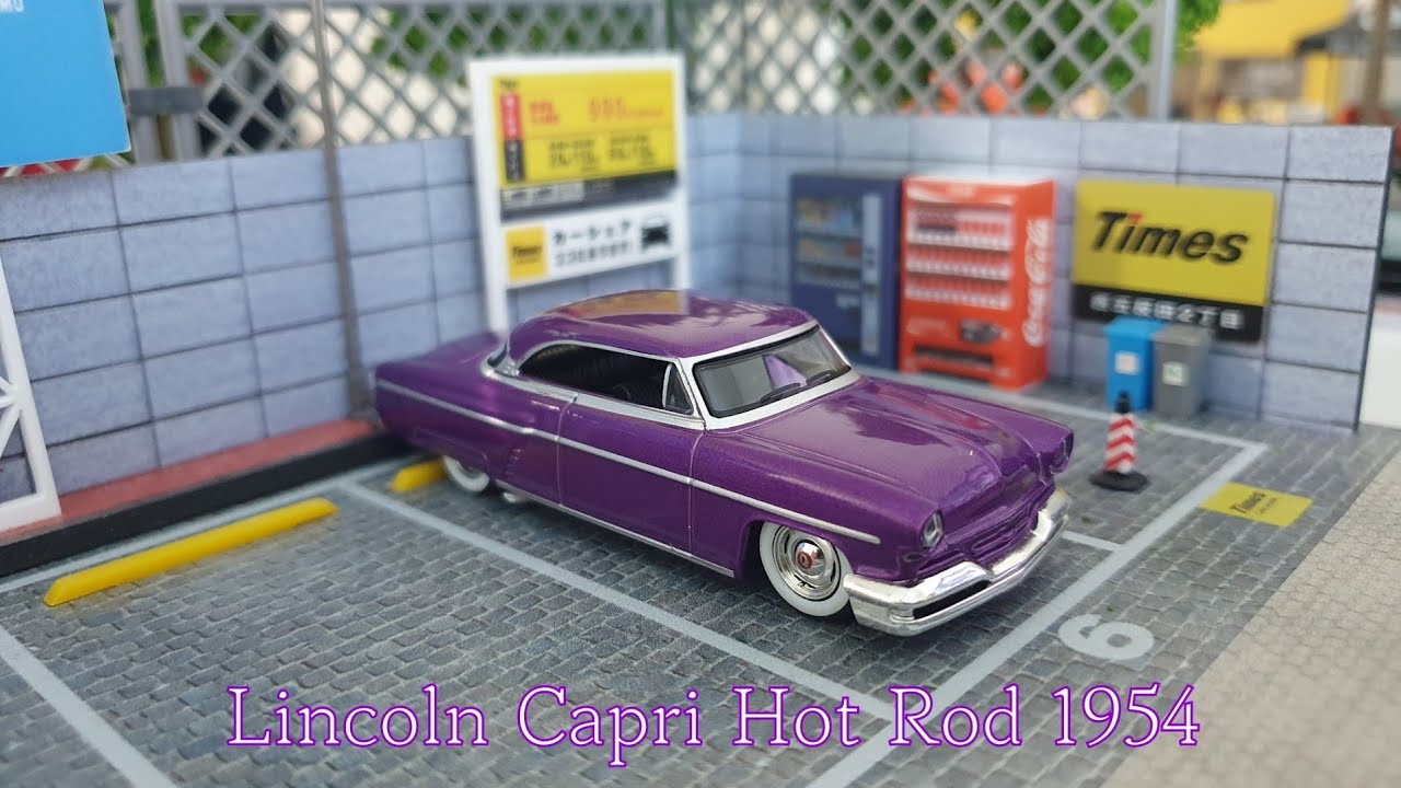 MINI GT (757) Lincoln Capri Hot Rod 1954 Purple Metallic LHD - YouTube