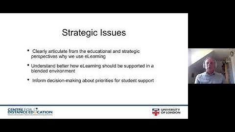 Flexible learning in uncertain times 3: Strategic management and planning