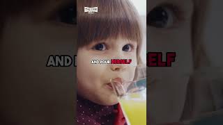 No juice bottle is safe from children who act independently.