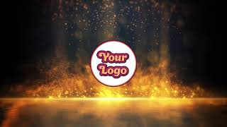 Glitter Dust Particles Logo Reveal Template for Premiere Pro