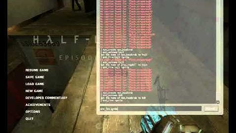 Half life 2 tutorial 1: How to Set npcs on fire