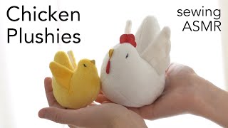 Stuffed Chicken Toy: Relaxing Sewing ASMR Experience