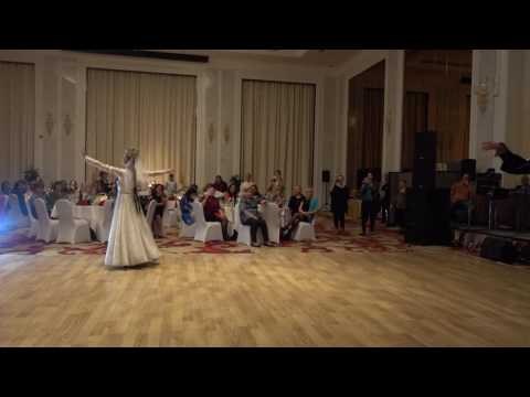 Aruna \u0026 Hari Sharma enthralled by Kartuli (ქართული) dance 12th SSNN Conference Tbilisi, Oct 08, 2016