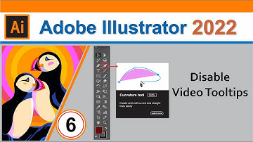Adobe Illustrator CC 2022 Disable Toolbar Video Tooltips Tutorial Part 6 by, Amjad Graphics