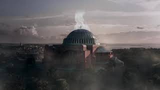 Lightning on the roof of Hagia Sophia, the day before the Fall of the Byzantine Empire Resimi