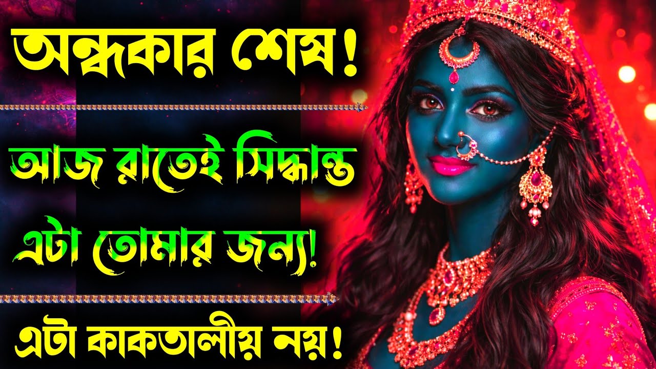 ১১১১ 🕉️ মা কালী বলছেন — তোমার জীবনে শুরু হলো নতুন যুগ | অন্ধকার ভেঙে জাগরণের মহাসংকেত