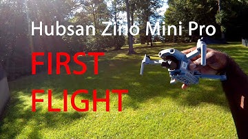 Hubsan Zino Mini Pro - Initial Flight - Initialization and video check