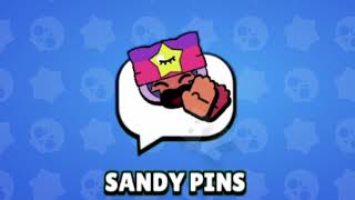 Sandy Animated Pins In Brawl Stars