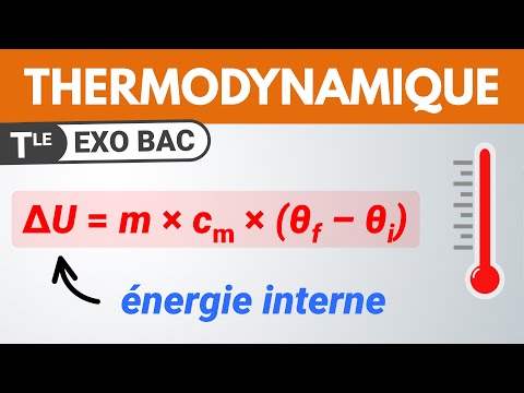 Thermodynamique : énergie
