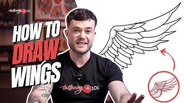How to Draw Wings for a Tattoo | Procreate Tutorial