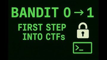 Bandit Wargame Level 0 & 0→1 | Step-by-Step Walkthrough #bandit  #ctf