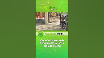 Đồng Tháp: bắt thanh niên chuyên đi cướp giật vé số  của người bán dạo #giatveso #anthanhthuy