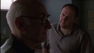 The Sopranos Junior warns tony about Richie's plans scene