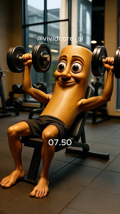 Tung Tung Tung Sahur’s workout routine. #brainrot #tungtungtungsahur #ai #morningroutine #sahur