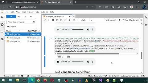 Installing AudioCraft Locally (generate sound effects and music) on Windows
