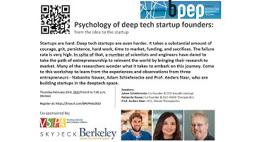 Psychology of deep tech startup founders: from the idea to the startup