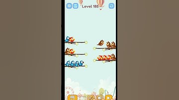 Bird sort color Android gameplay all levels#185