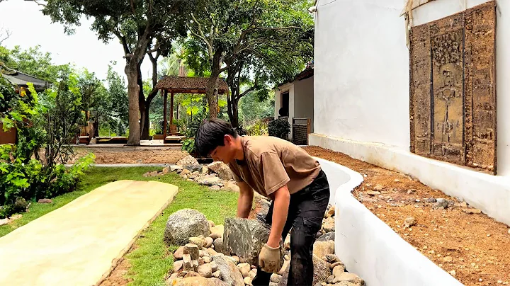 Episode 74 Renovating an old house ~ These past few days I've been spreading grass in the garden - DayDayNews