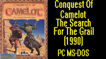 Conquest Of Camelot : The Search for the Holy Grail (1990) - DOS Gameplay Video - PC MS-DOS