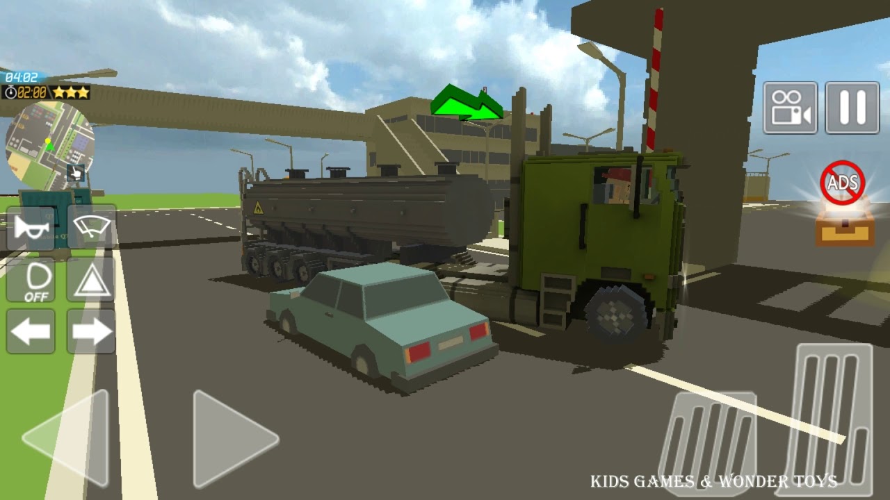 Blocky Truck Driver Urban Transport | Transport cargo truck games 3D #3