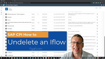 How to Undelete a SAP CPI Iflow