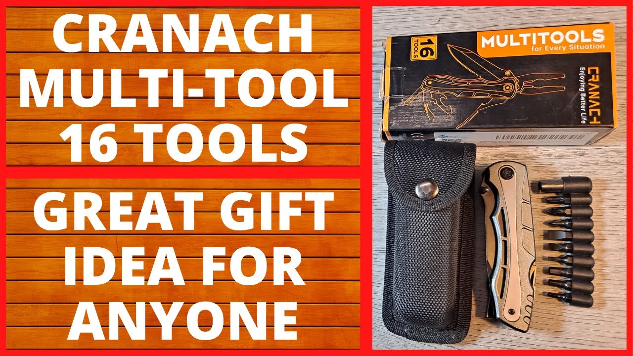 Crench Tools CRANACH 16 TOOLS, MULTITOOL, BEST GIFT FOR MEN, #CRANACH, EVERYDAY ...