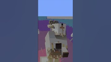 The Best Minecraft Goat Pixel Art Mural #shorts